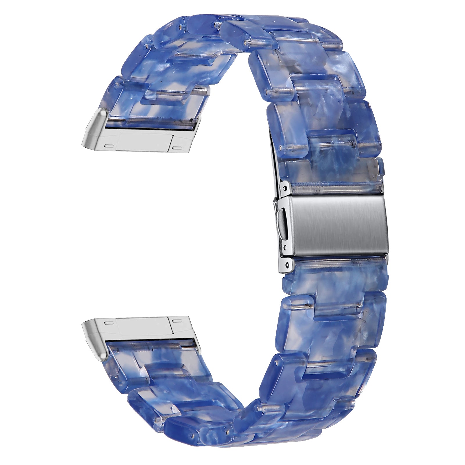 For Fitbit Versa 4 Sense 2 Resin Watch Band Strap Adjustable Bracelet with Stainless Steel Buckle For Fitbit Versa 4 Sense 2 Resin Watch Band Strap Adjustable Bracelet with Stainless Steel Buckle